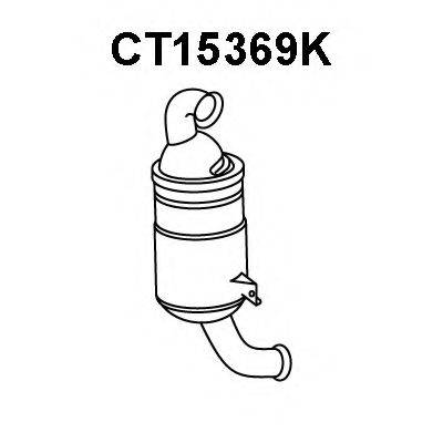 CITROEN/PEUGEOT 1706L1 Каталізатор