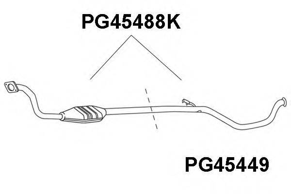 VENEPORTE PG45488K Каталізатор