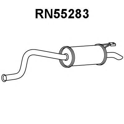 VENEPORTE RN55283 Глушник вихлопних газів кінцевий