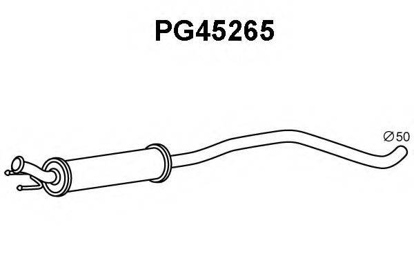 VENEPORTE PG45265 Передглушувач вихлопних газів