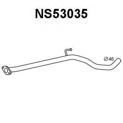 VENEPORTE NS53035 Труба вихлопного газу