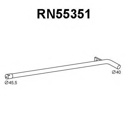 VENEPORTE RN55351 Труба вихлопного газу