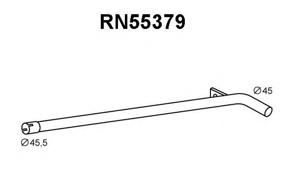 VENEPORTE RN55379 Труба вихлопного газу