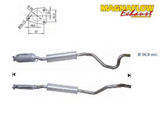 MAGNAFLOW 64501D Каталізатор