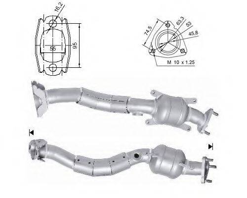 MAGNAFLOW 63007 Каталізатор