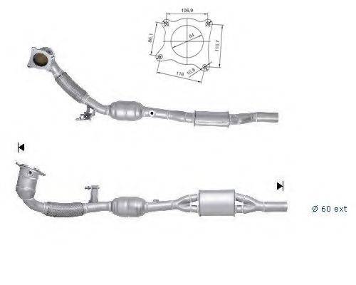 MAGNAFLOW 60214 Каталізатор