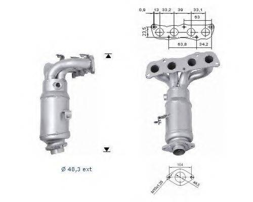 MAGNAFLOW 68016 Каталізатор