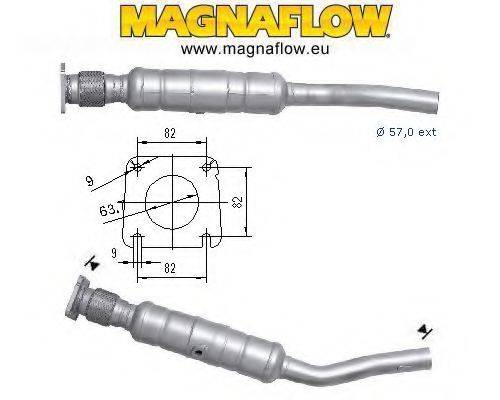 MAGNAFLOW 61604 Каталізатор