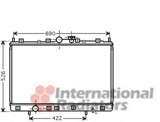 VAN WEZEL 32002189 Радіатор, охолодження двигуна