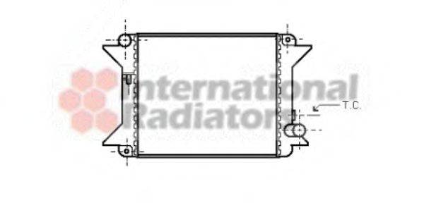 VAN WEZEL 09002001 Радіатор, охолодження двигуна