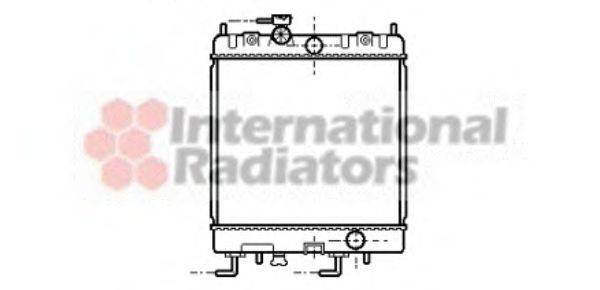 VAN WEZEL 13002168 Радіатор, охолодження двигуна