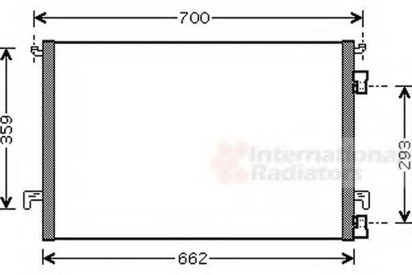 OPEL 24418364 Конденсатор, кондиціонер