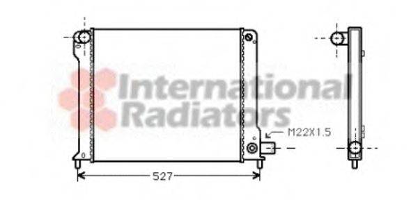 FIAT / LANCIA 82462737 Радіатор, охолодження двигуна