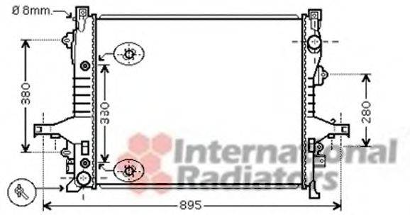 VAN WEZEL 59002133 Радіатор, охолодження двигуна