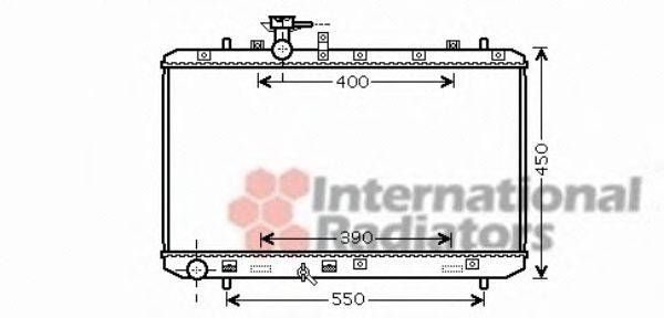 FIAT 0071742136 Радіатор, охолодження двигуна