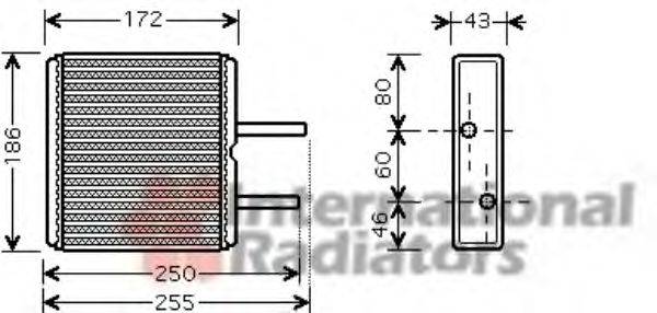 SUZUKI 7412060B00 Теплообмінник, опалення салону