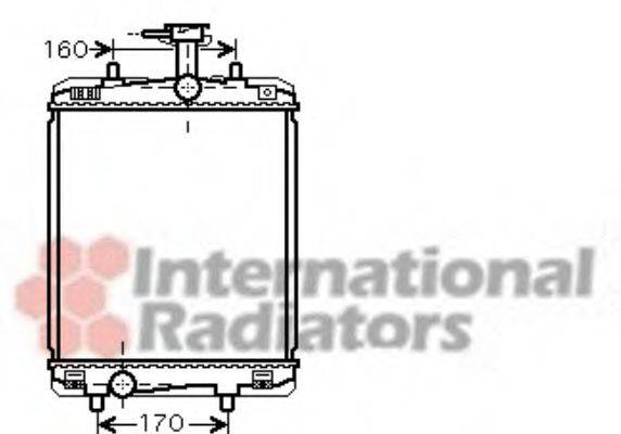 VAN WEZEL 53002360 Радіатор, охолодження двигуна