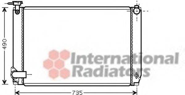 VAN WEZEL 53002462 Радіатор, охолодження двигуна