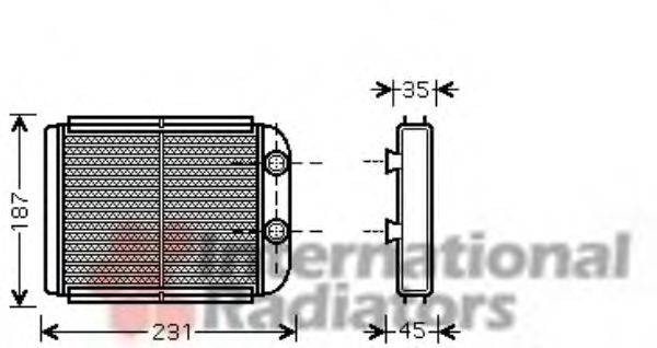 VOLVO 30824478R Теплообмінник, опалення салону