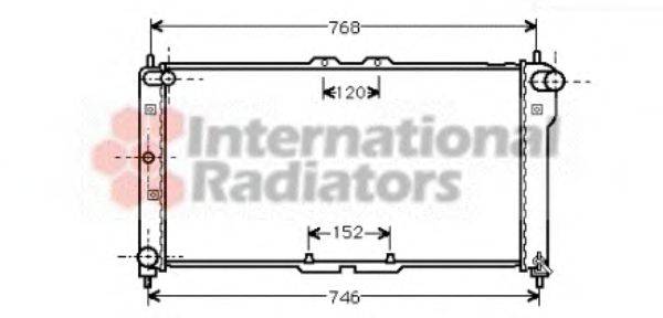 VAN WEZEL 27002075 Радіатор, охолодження двигуна