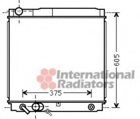 VAN WEZEL 53002561 Радіатор, охолодження двигуна