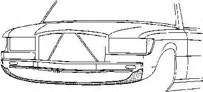 MERCEDES-BENZ A1168810001 Облицювання передка