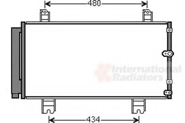 VAN WEZEL 53005572 Конденсатор, кондиціонер