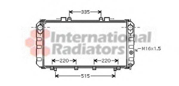 VAN WEZEL 53002355 Радіатор, охолодження двигуна