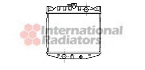 VAN WEZEL 52002004 Радіатор, охолодження двигуна