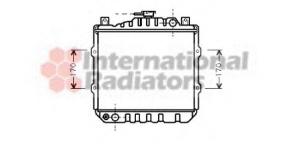 VAN WEZEL 52002010 Радіатор, охолодження двигуна