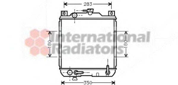 VAN WEZEL 52002014 Радіатор, охолодження двигуна