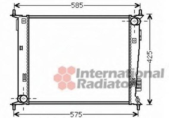 VAN WEZEL 83002135 Радіатор, охолодження двигуна