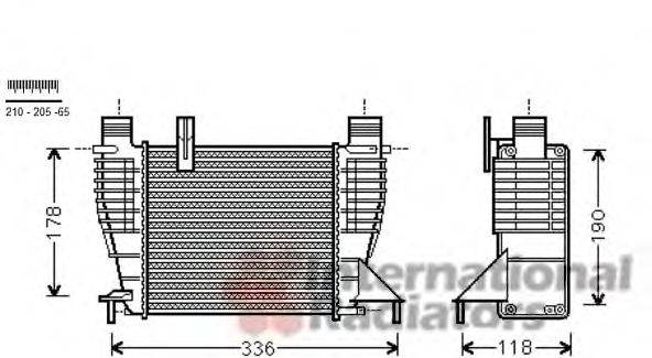 VALEO 818852 Інтеркулер