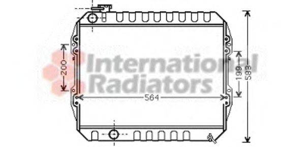 VAN WEZEL 53002374 Радіатор, охолодження двигуна