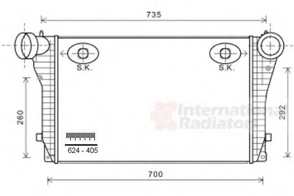 VW 1J0 145 803 H Інтеркулер