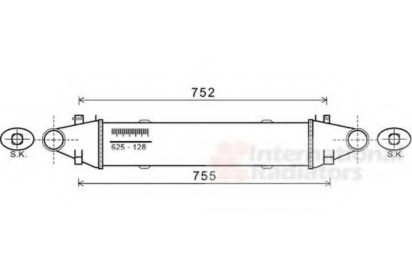 VAN WEZEL 30004556 Інтеркулер