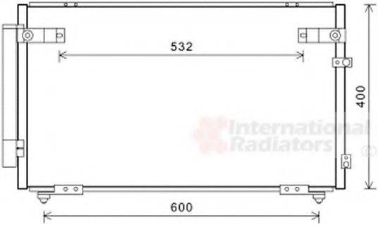 VAN WEZEL 53005621 Конденсатор, кондиціонер