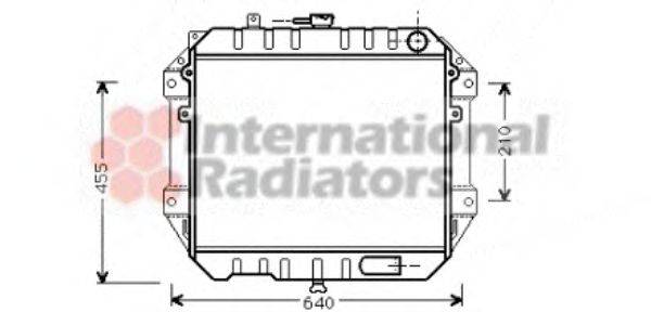 DAIHATSU 16400-87642 Радіатор, охолодження двигуна