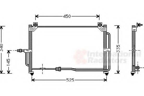 VAN WEZEL 81005028 Конденсатор, кондиціонер