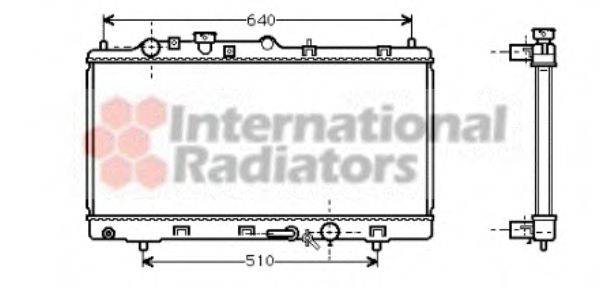 VAN WEZEL 27002152 Радіатор, охолодження двигуна