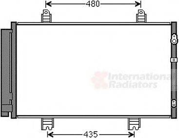 VAN WEZEL 53005646 Конденсатор, кондиціонер