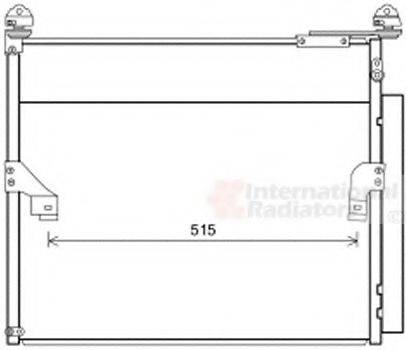 VAN WEZEL 53005655 Конденсатор, кондиціонер