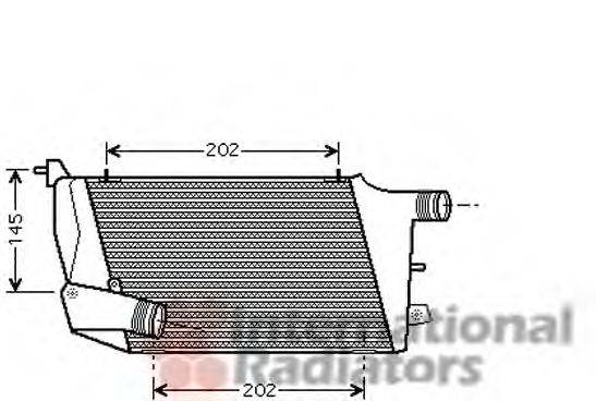 VAN WEZEL 03004217 Інтеркулер