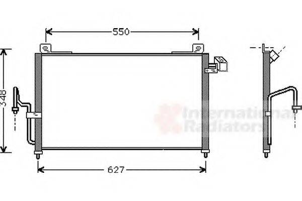 MAZDA BR2561480 Конденсатор, кондиціонер