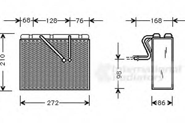 OPEL 09118447 Випарник, кондиціонер