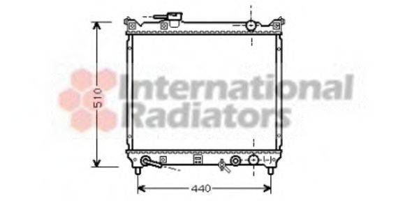 VAN WEZEL 52002072 Радіатор, охолодження двигуна