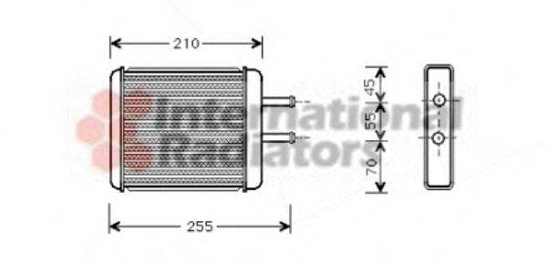 KIA 0K01161A1GA Теплообмінник, опалення салону