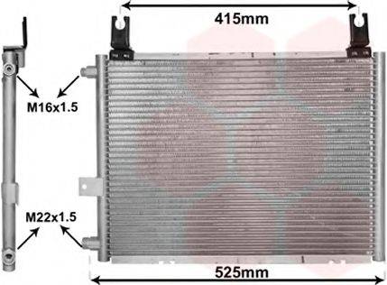 VAN WEZEL 11005060 Конденсатор, кондиціонер