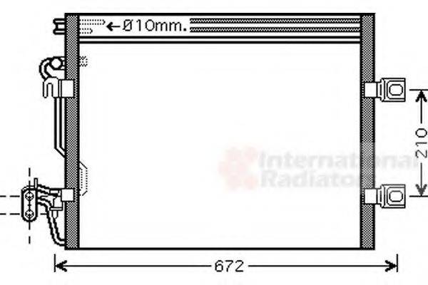 MERCEDES-BENZ 2215000554 Конденсатор, кондиціонер