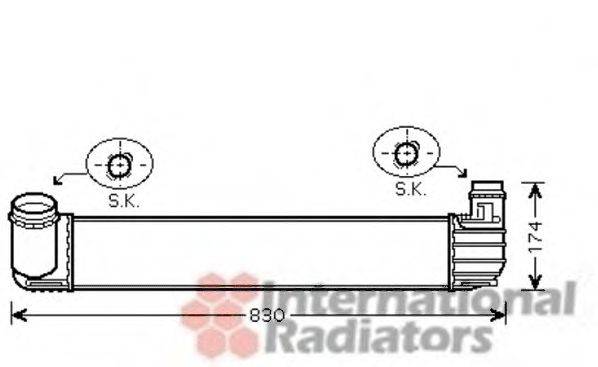 VAN WEZEL 43004411 Інтеркулер